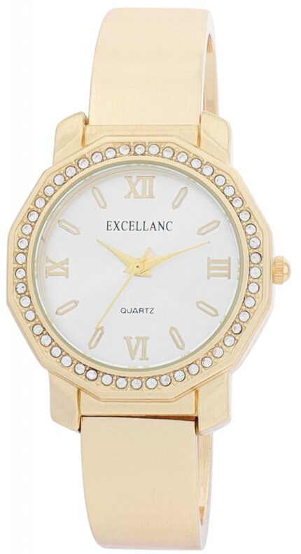 Excellanc Spangenuhr mit Metallarmband