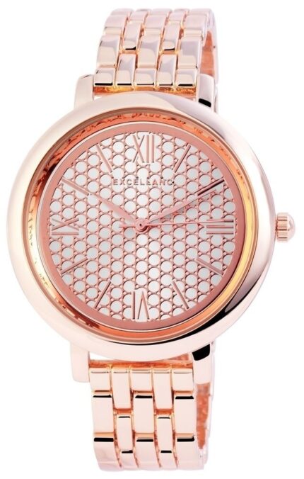 Excellanc Damenuhr mit Metallarmband