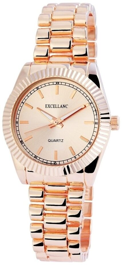 Excellanc Damenuhr mit Metallarmband