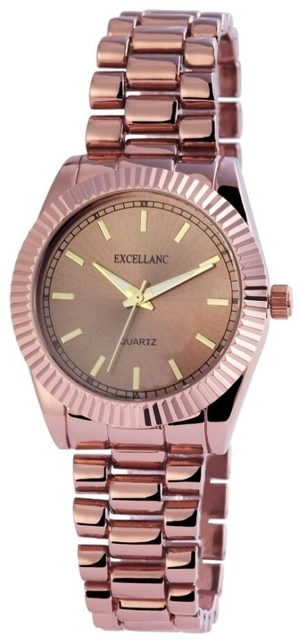 Excellanc Damenuhr mit Metallarmband