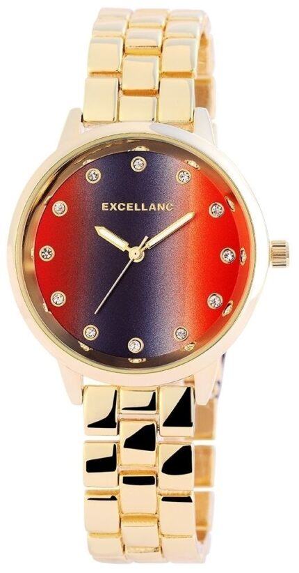 Excellanc Damenuhr mit Metallarmband