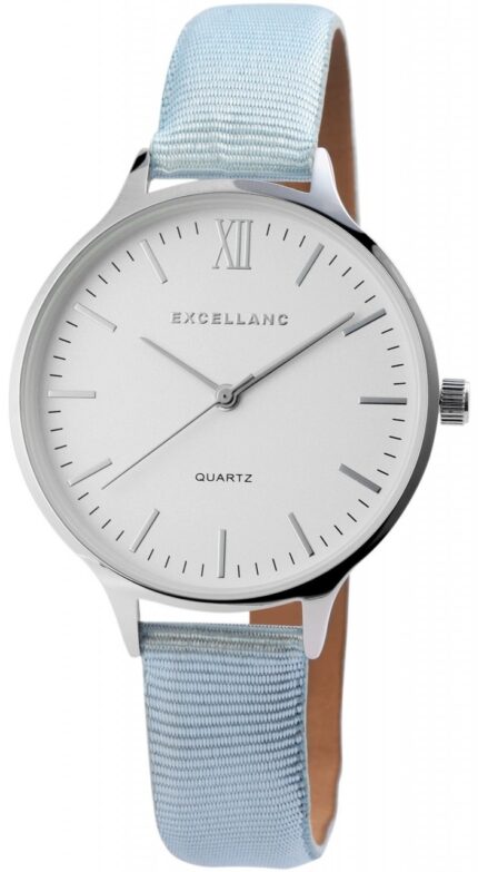 Excellanc Damenuhr mit Textilarmband