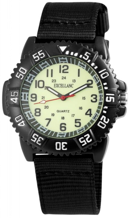 Excellanc Herrenuhr mit Textilarmband