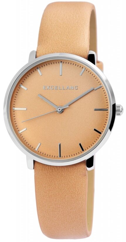 Excellanc Damenuhr mit Lederimitationarmband