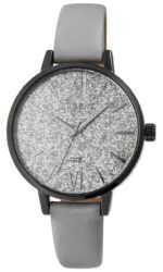 Akzent Exclusive Damenarmbanduhr mit Lederimitationsband