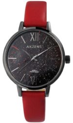 Akzent Exclusive Damenarmbanduhr mit Lederimitationsband - Image 7