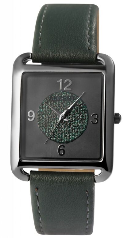 Akzent Exclusive Damenarmbanduhr mit Lederimitationsband