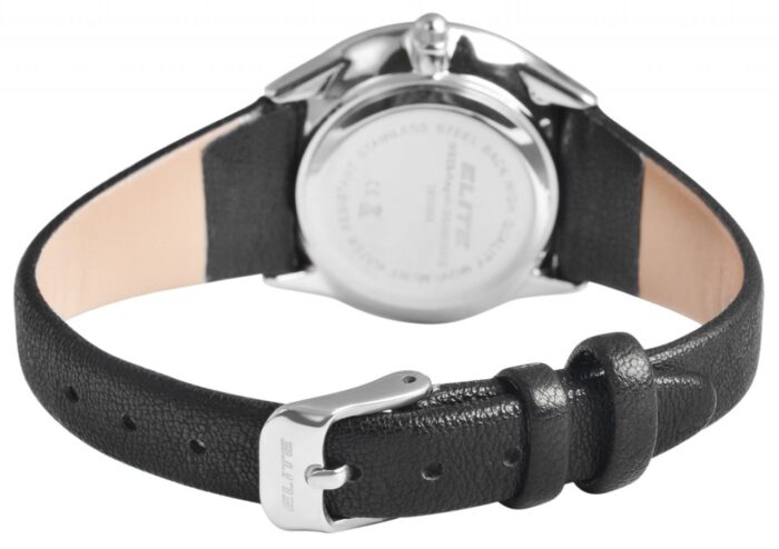 Elite Damenarmbanduhr mit Lederimitationsband - Image 5