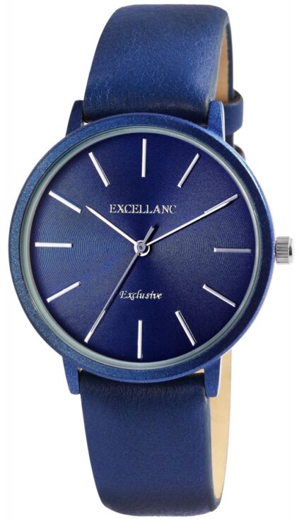 Excellanc Damenarmbanduhr, Lederimitationsarmband
