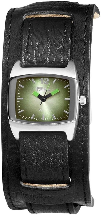 Raptor Damenuhr Echtlederarmband schwarz