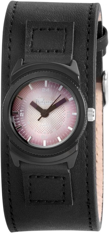Raptor Damenuhr mit Echtlederarmband