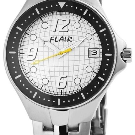 Flair Herrenuhr mit Edelstahlarmband
