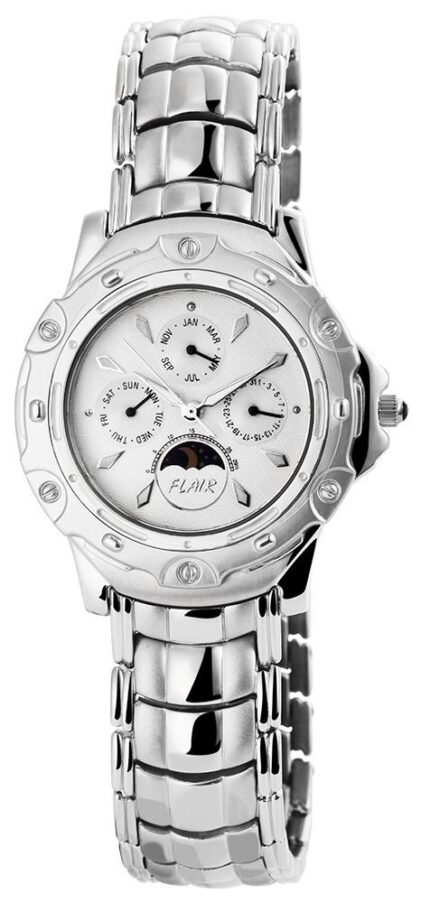 Flair Herrenuhr mit Edelstahlarmband