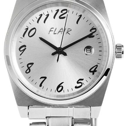 Flair Herrenuhr mit Edelstahlarmband