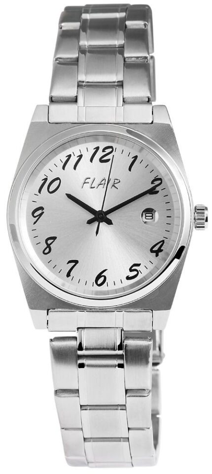 Flair Herrenuhr mit Edelstahlarmband
