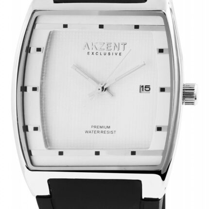 AKZENT EXLUSIVE Herrenuhr mit Silikonband, IPS