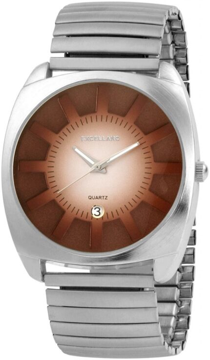 Excellanc Herrenuhr mit Metallzugband