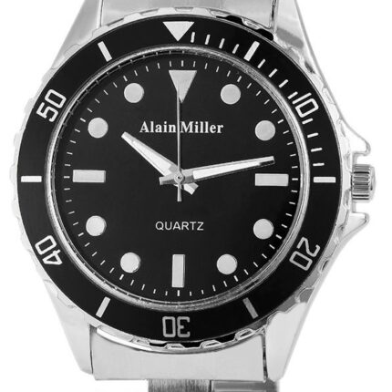 Alain Miller Herrenuhr mit Edelstahlarmband