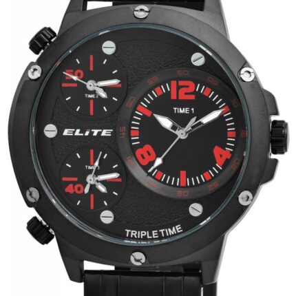 Elite Herrenuhr mit Edelstahlarmband, 3ATM