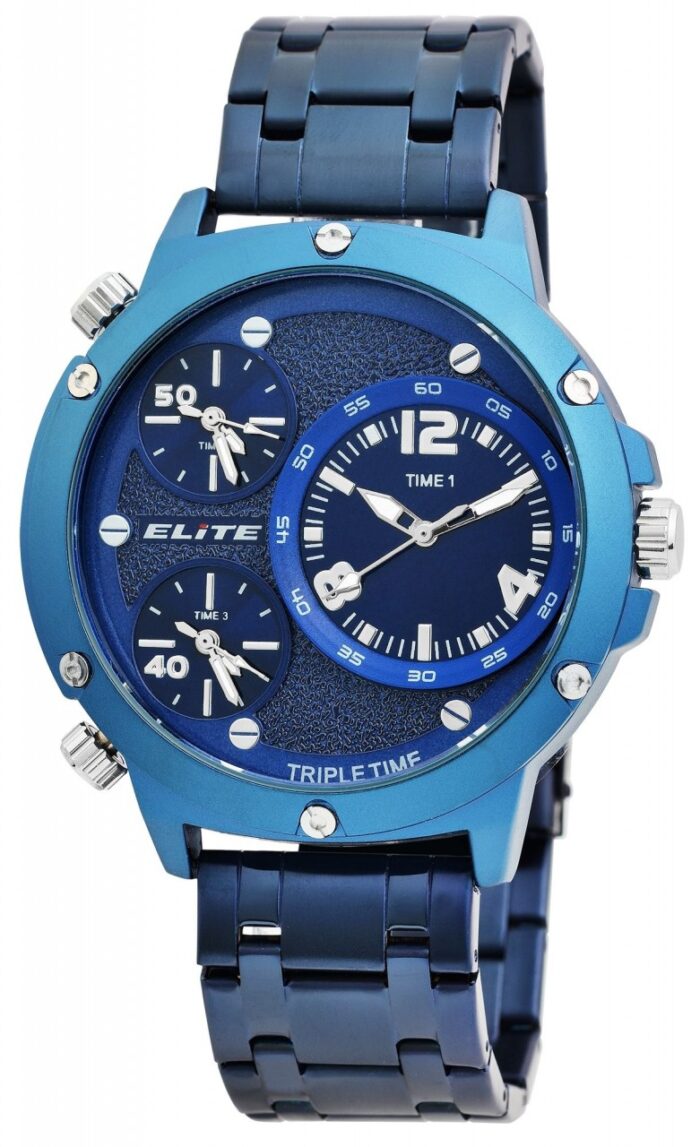 Elite Herrenuhr mit Edelstahlarmband, 3ATM - Image 6