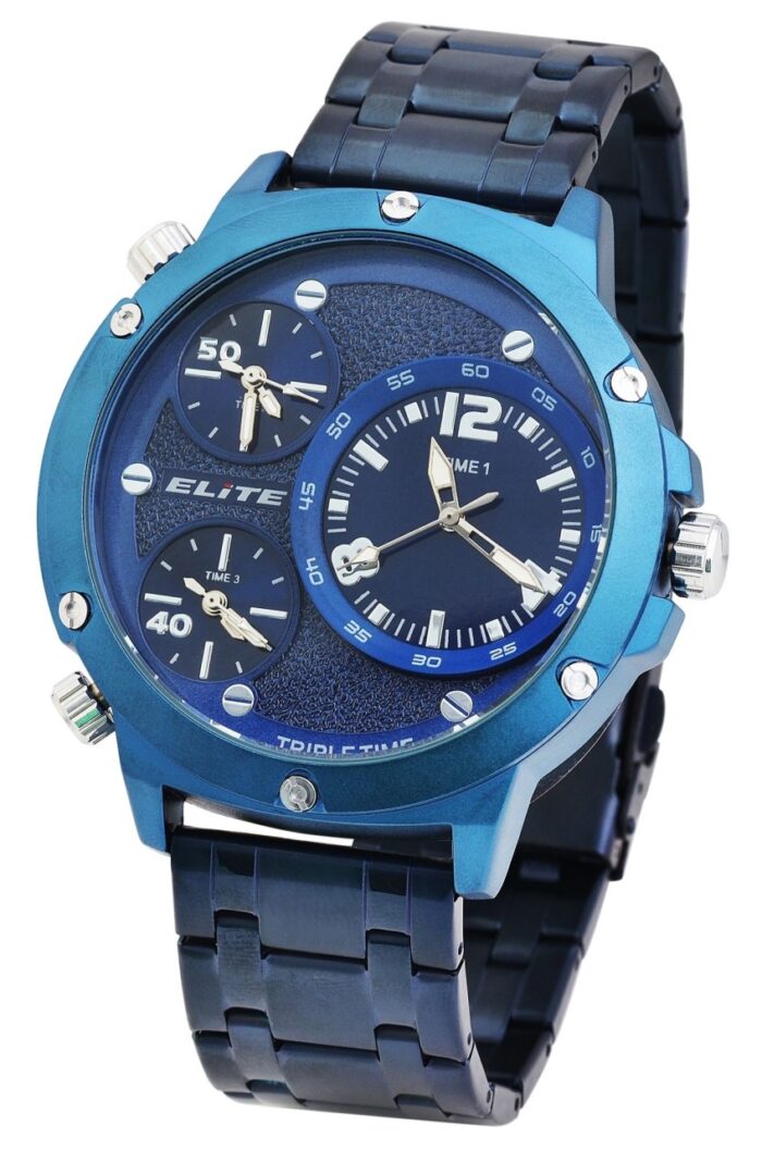 Elite Herrenuhr mit Edelstahlarmband, 3ATM - Image 9