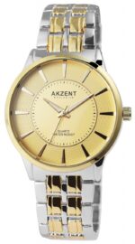 Akzent Exclusive Herrenarmbanduhr mit Metallband - Image 3
