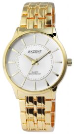 Akzent Exclusive Herrenarmbanduhr mit Metallband - Image 5