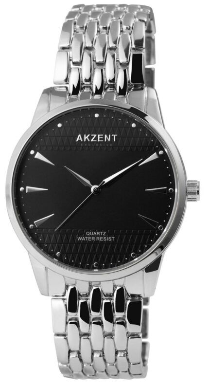 Akzent Exclusive Herrenuhr mit Metallband