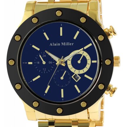 Alain Miller Herrenuhr mit Edelstahlband