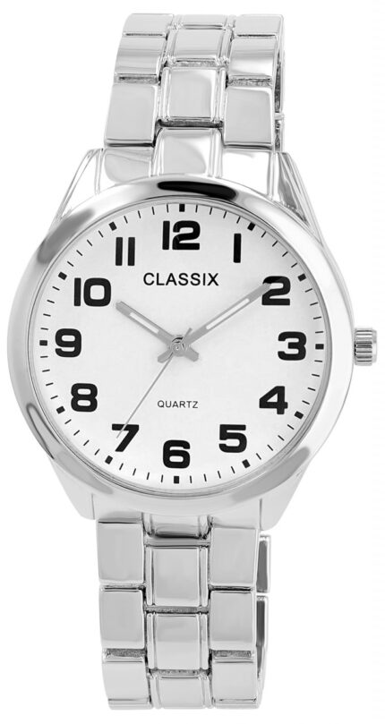 CLASSIX Herrneuhr mit Metallband, Ø 42 mm