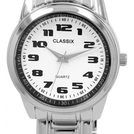 CLASSIX Herrenuhr mit Metallband, Ø 39 mm