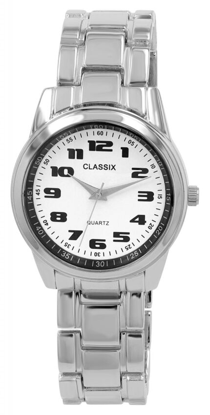 CLASSIX Herrenuhr mit Metallband, Ø 39 mm