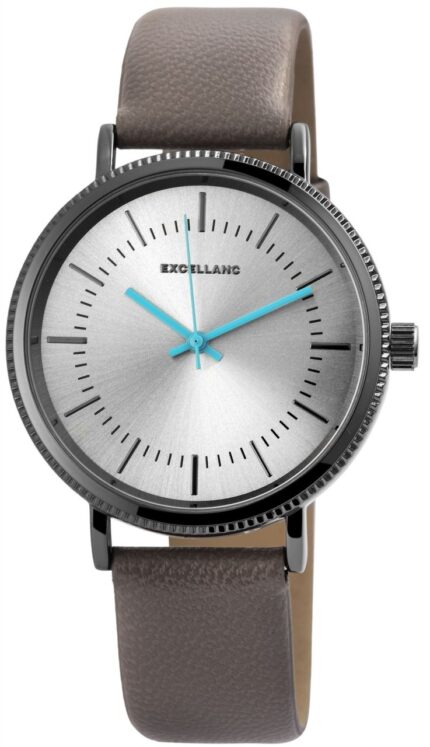 Excellanc Herrenuhr mit Band aus Lederimitat