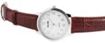 Alain Miller Herrenarmbanduhr mit Lederimitationsarmband - Image 2