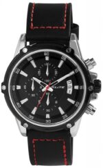 ELITE Herrenchronograph mit Echtlederband