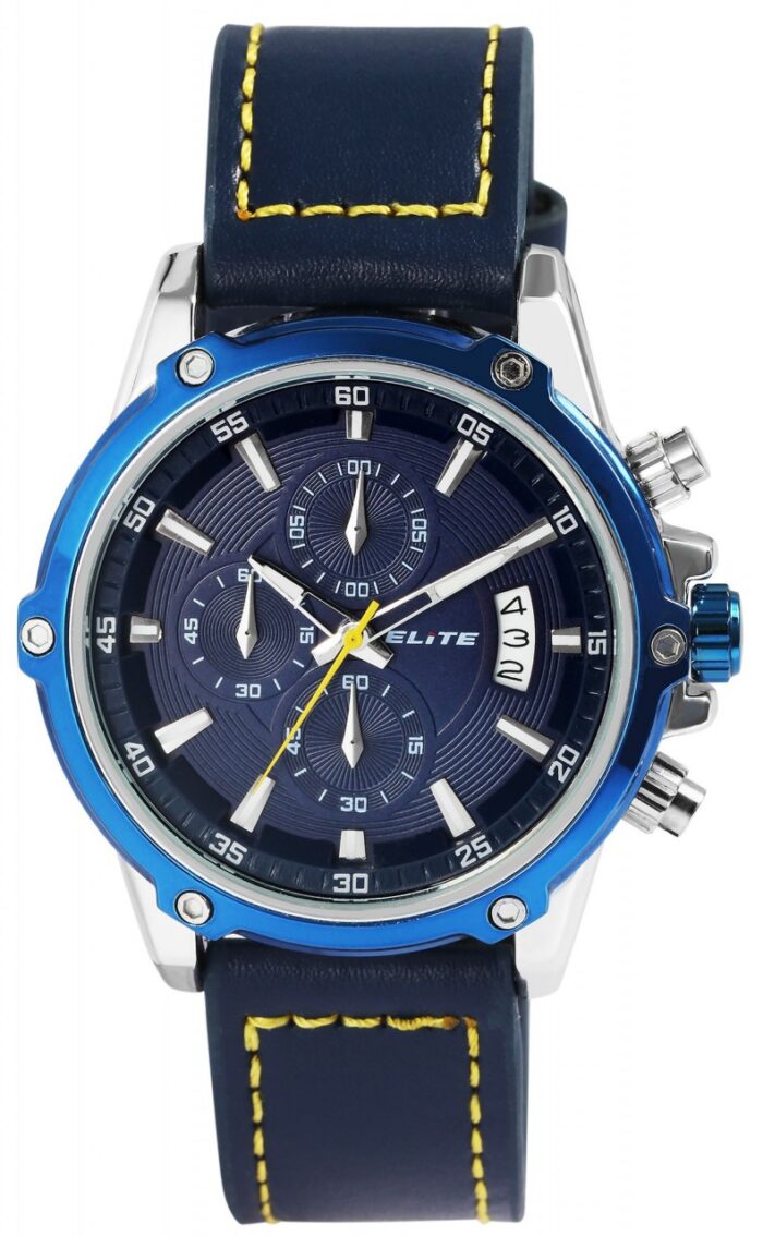 ELITE Herrenchronograph mit Echtlederband - Image 7