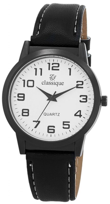CLASSIQUE Herrenuhr mit Band aus Lederimitation