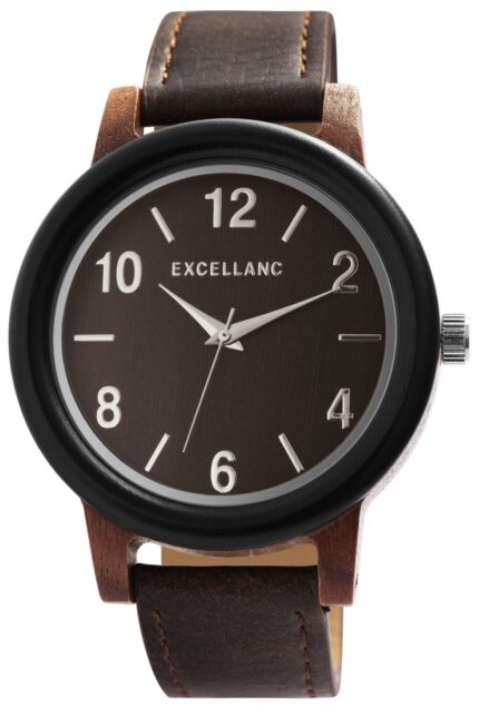 Excellanc Unisex Uhr aus Holz