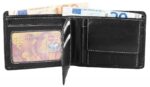 Akzent Herren Geldbörse aus Echtleder. Format 12 x 9 cm. - Image 2