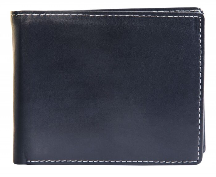 Akzent Herren Geldbörse aus Echtleder. Format 12 x 9 cm. - Image 4