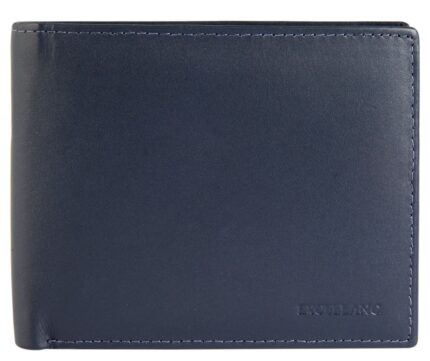 Excellanc Herren Geldbörse aus Echtleder. Format 12 x 10 cm.