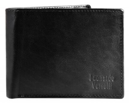 Leonardo Verrelli Herren Geldbörse aus Echtleder. Format 12 x 9 cm.