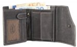 Akzent Echtledergeldbörse mit Strukturmuster - Image 3