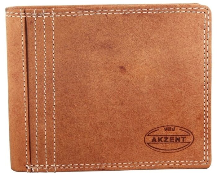 Akzent Herren Geldbörse aus Echtleder, Format 12 x 10 cm. - Image 4