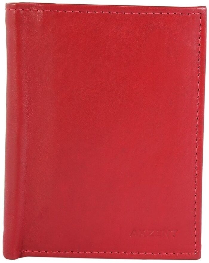 Akzent Herren Geldbörse aus Echtleder, Hochformat - Image 1