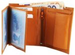Akzent Herren Geldbörse aus Echtleder, Hochformat - Image 6