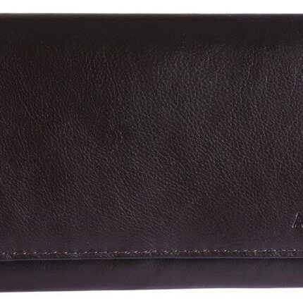 Akzent Damen Geldbörse aus Echtleder. Format 17 x 9 cm.