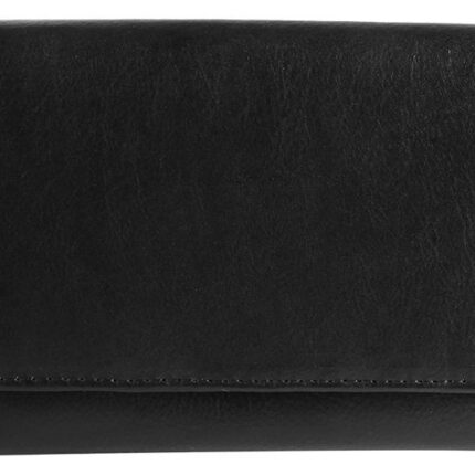 Akzent Damen Geldbörse aus Echtleder. Format 18 x 10 cm.