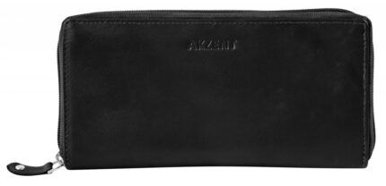 Akzent Damengeldbörse, Echtleder, RFID-Schutz