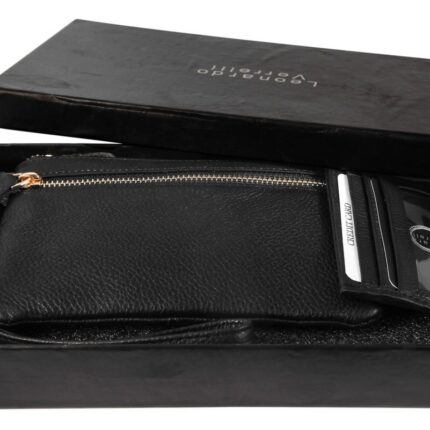 Leonardo Verrelli Geschenkset mit kleiner Handtasche und Kartenmäppchen